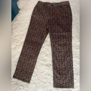 Lauren Ralph Lauren 5 pocket Brown Patterned Pants
